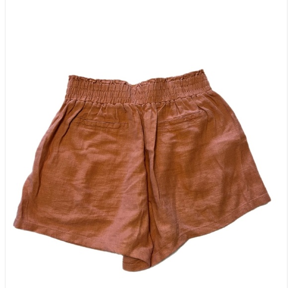 Blank NYC Burnt Orange High Waist Shorts- Small - Picture 2 of 3